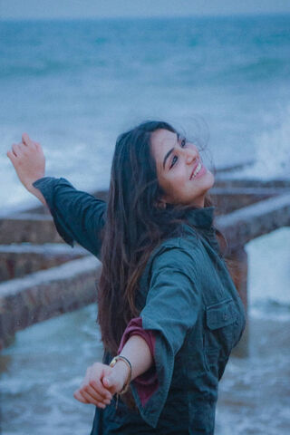 Embracing Freedom by the Sea 🌊✨