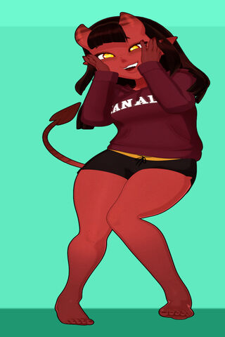 Meru: The Playful Demoness 🌟