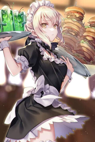 Maid Alter: A Feast Fit for Royalty! 🍔✨