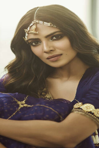 Elegance in Blue: A Glimpse of Grace