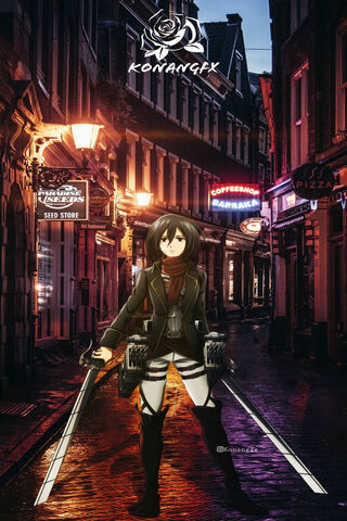 Mikasa Ackerman: The Silent Guardian of the Streets 🌌⚔️