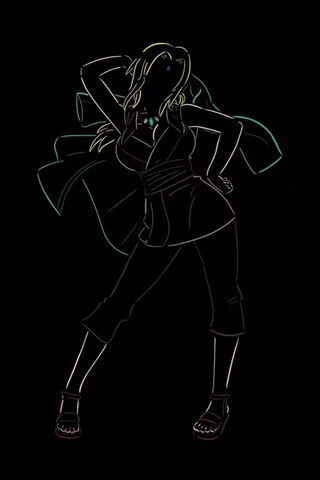 Neon Tsunade: The Radiant Healer 🌟