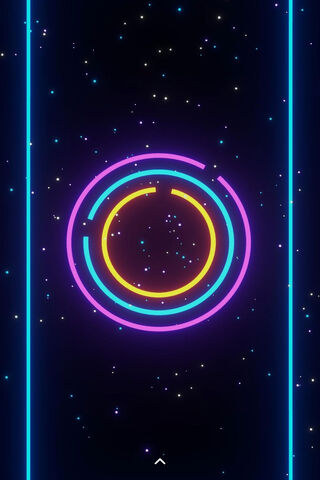 Neon Dreams: A Cosmic Dance