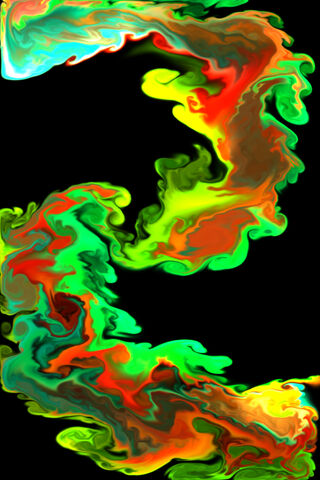 Whimsical Waves of Color: Pisica's Dance 🌈✨