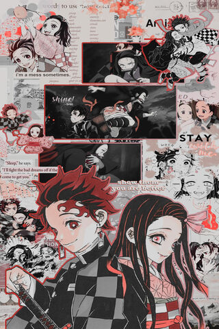 Demon Slayer Duo: Tanjirou & Nezuko Unite! 🌟