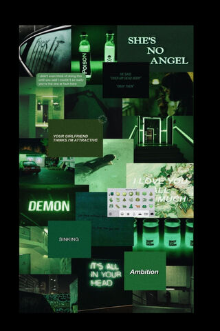 Green Dreams: A Mood Board of Vibes 🌌✨