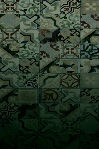 Mysterious Dark Tiles: A Dance of Patterns