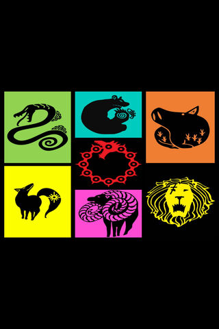 The Colorful Symbols of the Seven Deadly Sins