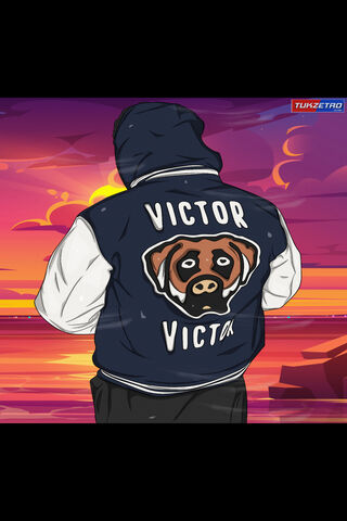 Victor's Vibe: A Sunset Story 🌅🐶