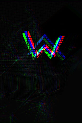 Neon Beats: The Alan Walker Glitch Effect 🎶✨