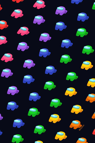 Among Us: Colorful Crewmates Unite! 🎮✨