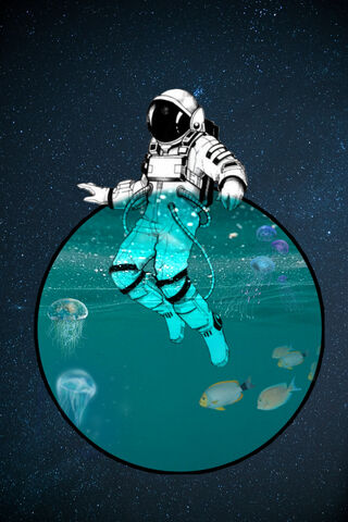 Cosmic Diver: Exploring the Depths of Imagination 🌌🐠
