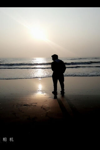 Solitude by the Shore 🌅