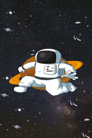 Cosmic Adventure: The Astronaut's Journey 🚀✨