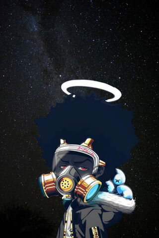 Celestial Guardian: A Boondocks Tribute 🌌✨