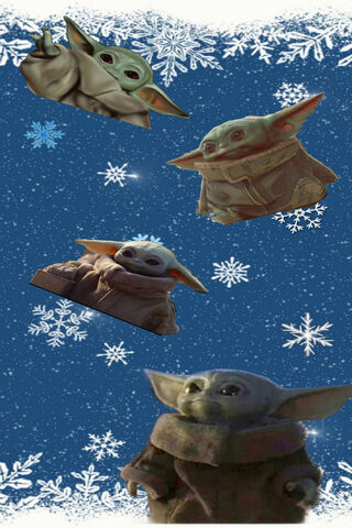 Baby Yoda's Winter Wonderland ❄️✨