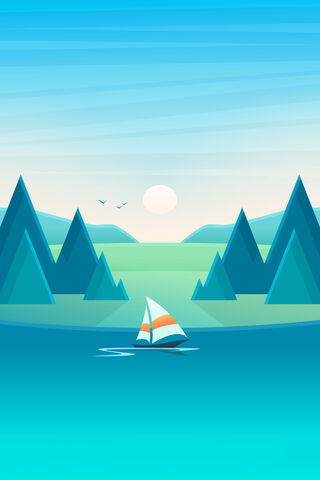 Tranquil Waters: A Sailor's Escape 🌊⛵