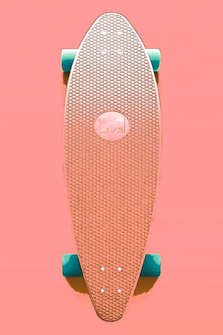 Sleek Ride: The Clean Skateboard