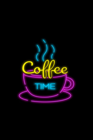 Neon Brew Vibes ☕✨