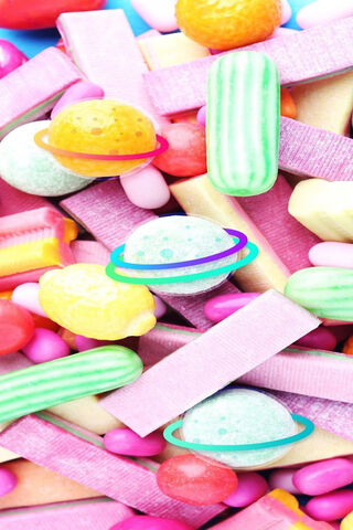Galactic Sweetness: A Candy Wonderland 🌌🍬