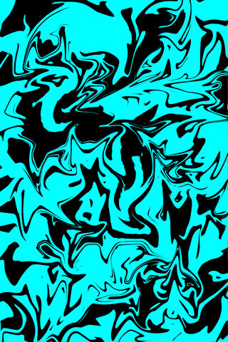 Cyan Liquid Effect