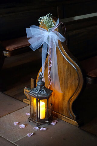 Whispers of Serenity: A Church Pew's Embrace