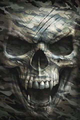 Camo Skull