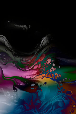 Colorful Cascade: The Art of Drop