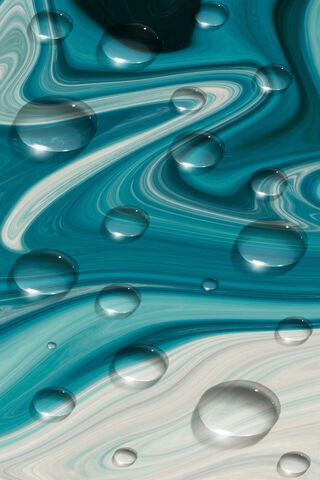 Dancing Drops on a Colorful Canvas 💧🎨