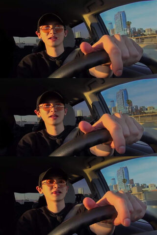 Chanyeol's Joyride: A Glimpse Behind the Wheel 🚗✨