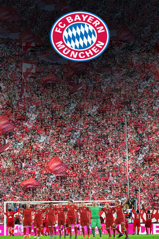 The Heart of Bayern: A Sea of Red ❤️⚽️