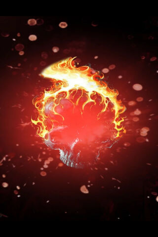 Fire Skull