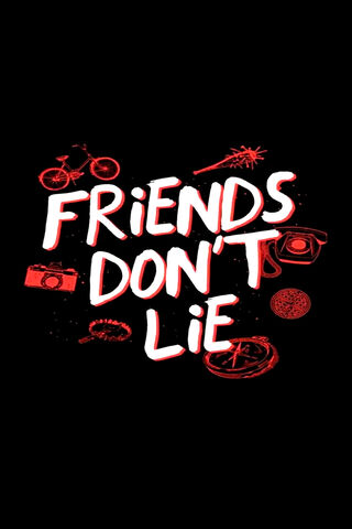 Friends Don T Lie Fabric Wallpaper and Home Decor  Spoonflower