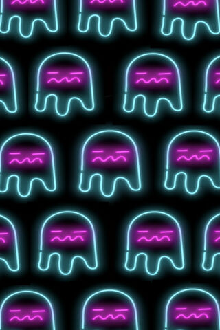 Glow-in-the-Dark Ghosts: A Neon Delight! 👻✨