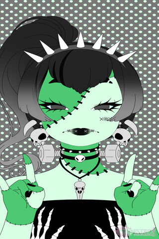 Frankie: The Spooky Chic Icon 🎃✨