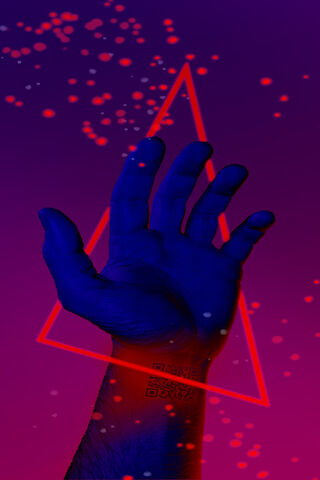 Electric Touch: A Neon Dream