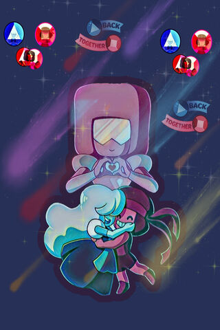 Garnet's Heart: A Fusion of Friendship 💖✨