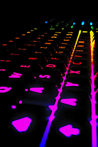 Keyboard Neon Gamer