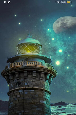Celestial Beacon: A Lighthouse Among the Stars 🌌✨