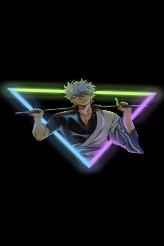 Neon Samurai Vibes: Gintoki in the Spotlight 🌟