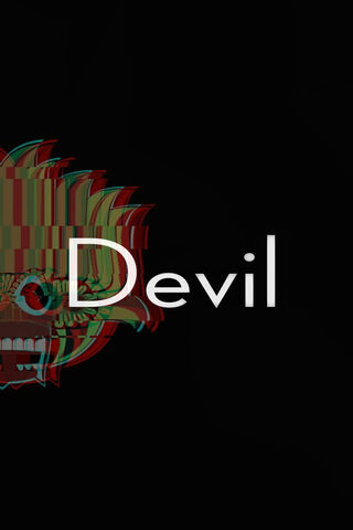 Glitchy Devil: A Digital Dystopia