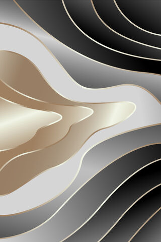 Elegant Waves of Gold