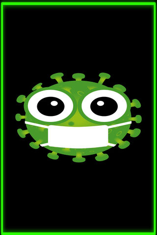 The Cheerful Green Virus: Spreading Smiles, Not Germs! 🌟