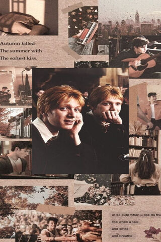 The Enigmatic Charm of the Weasley Twins 🍂✨