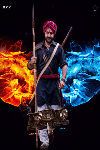 Epic Heroism: Jr NTR in RRR 🔥❄️