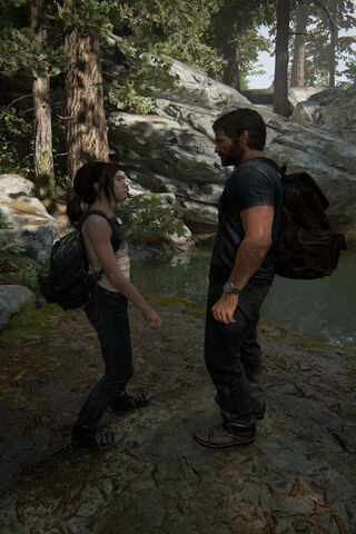 Survival Bonds: Joel and Ellie in the Wild 🌲💚