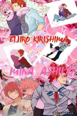 Kirishima & Mina: A Colorful Bond 🌸💖