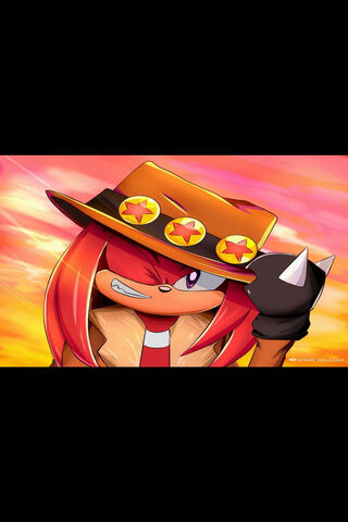 Knuckles the Adventurer: A Hero's Grit! 🥊🌅