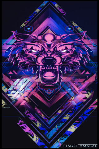 Fierce Spirit of the Night 🌌🐺