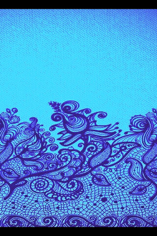 Intricate Blue Lace Delight 🌊✨